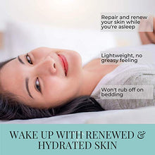 Load image into Gallery viewer, Renew Overnight Sleeping Facial Mask by Doppeltree with Aloe Vera & Hyaluronic Acid - Hydrating Face Mask for Night Time Skin Repair - Formulated in San Francisco