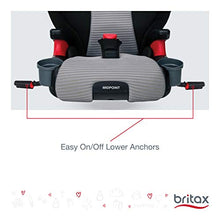 Load image into Gallery viewer, Britax Midpoint Belt-Positioning Booster Seat - 2 Layer Impact Protection - 40 to 120 Pounds - DualComfort Moisture Wicking Fabric, Gray