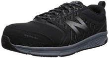 Load image into Gallery viewer, New Balance Men's 412 V1 Alloy Toe Industrial Shoe, Black/Silver, 10 M US