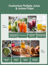Load image into Gallery viewer, Juicer Machines, 600W Juicer Extractor with 3" Wide Mouth, Max Power 1200W, for Vegetable and Fruit with 3-Speed Setting, Easy to Clean