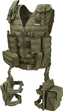 Load image into Gallery viewer, Barska BI12330 Loaded Gear VX-100 Tactical Vest & Leg Platforms (OD Green)