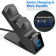 Load image into Gallery viewer, PS4 Controller Charger Station, OIVO Playstation 4 Controller Charging Dock Station, Built-in 1.8H Fast-Charging Chip for Dualshock 4 Controllers