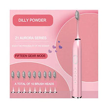 Load image into Gallery viewer, JINSUO Xiaobingbingjiaju Ultrasonic Sonic Electric Toothbrush 10 Mode USB Rechargeable Electronic Tooth Brush Waterproof Teeth Whitening Dental Brush (Color : Ivory)
