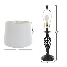 Load image into Gallery viewer, Table Lamps and Floor Lamp Set of 3, Spiral Cage Design (3 LED Bulbs included) by Lavish Home