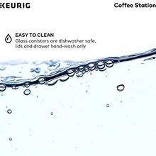 Load image into Gallery viewer, Keurig K-Cup Pod & Ground Coffee Storage Unit, Coffee Storage, Holds up to 12 ounces of Ground Coffee & 12 K-Cup Pods, Black