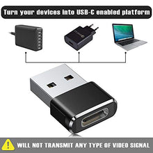 Load image into Gallery viewer, USB C Female to USB A Male Adapter 2 Pack,Type C Charger Cable Adapter for iPhone 11 12 13 Mini Pro Max SE,Airpods iPad Air 4 2020 2021,Samsung Galaxy Note 10 S20 Plus 20 S21 FE Ultra,Google Pixel 6