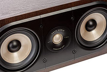 Load image into Gallery viewer, Polk Signature Elite ES30 Center Channel Speaker - Hi-Res Audio Certified and Dolby Atmos & DTS:X Compatible, 1" Tweeter & Two 5.25" Woofers, Dual Power Port for Effortless Bass, Contemporary Walnut
