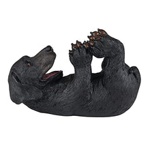 Load image into Gallery viewer, True Lucky Lab Tabletop Wine Bottle Holder Countertop Centerpiece Labrador Kitchen Decor for Dog Lovers Barware Accessory Black