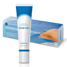 Load image into Gallery viewer, Aroamas Advanced Scar Gel Medical-Grade Silicone for Face, Body, Stretch Marks, C-Sections, Surgical, Burn, Acne, Old & New Scars, Clinically Proven, 30g