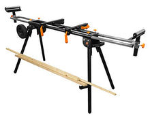 Load image into Gallery viewer, WEN MSA330 Collapsible Rolling Miter Saw Stand with 3 Onboard Outlets