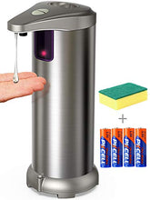 Load image into Gallery viewer, Automatic Soap Dispenser, Apanage Soap Dispenser Equipped Stainless Steel w/Infrared Motion Sensor Upgraded Waterproof Base for Bathroom & Kitchen