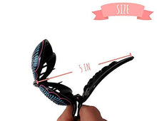 Load image into Gallery viewer, Butterfly Barrettes Hand Painted, Bun Cover Clips, 2 Pcs of a Uniquely Hair Bun Holder. Hand Painted