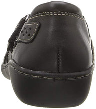 Load image into Gallery viewer, Clarks womens Ashland Spin Q Slip On Loafer, Black, 8.5 US
