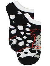 Load image into Gallery viewer, Disney Villains Teen Womens 6 pack Socks (Shoe: 4-10 (Sock: 9-11), Villains Black/Multi)