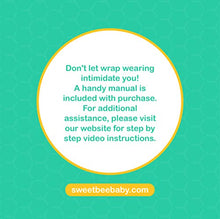 Load image into Gallery viewer, Lightweight My Honey Wrap - Natural and Breathable Baby Carrier Sling for Infants and Babies - 4 Color Options