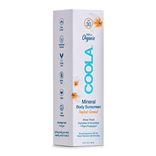 Load image into Gallery viewer, COOLA Organic Mineral Body Sunscreen, Broad Spectrum SPF 30, Reef-Safe, Tropical Coconut, 5 Fl Oz