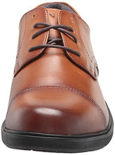 Load image into Gallery viewer, Nunn Bush Men's PRO Cap Toe Oxford with KORE Slip Resistant Comfort Technology, Cognac, 9