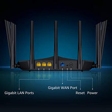 Load image into Gallery viewer, Speedefy AC2100 Smart WiFi Router - Dual Band Gigabit Wireless Router for Home & Gaming, 4x4 MU-MIMO, 7x6dBi External Antennas for Strong Signal, Parental Control, Support IPv6 (Model K7)