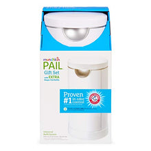 Load image into Gallery viewer, Munchkin Diaper Pail Baby Registry Starter Set, Powered by Arm & Hammer, Includes 1 Month Refill Supply and Baking Soda Puck