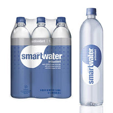 Load image into Gallery viewer, smartwater Antioxidant Selenium, Purely Balanced Ph Vapor Distilled Premium Water, 33.8 Fl Oz, Pack of 6