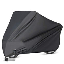 Load image into Gallery viewer, Puroma Bike Cover Outdoor Waterproof Bicycle Covers Rain Sun UV Dust Wind Proof with Lock Hole for Mountain Road Electric Bike, XXL (Basic Black)