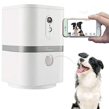 Load image into Gallery viewer, SKYMEE Petalk AI II Dog Camera Automatic Treat Dispenser, WiFi Full HD Pet Camera with 180° Pan Full-Room View,Night Vision,Two Way Audio for Dogs and Cats,Compatible with Alexa (2.4G WiFi Only)