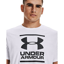 Load image into Gallery viewer, Under Armour Men's Gl Foundation Short-Sleeve T-Shirt , White (100)/Black , X-Small