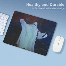 Load image into Gallery viewer, Halloween Ghosts Wearing White Clothe Desktop and Laptop Leather Mouse pad 1 Pack 25x20x2cm/9.8x7.9x0.8inch