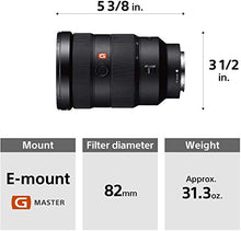 Load image into Gallery viewer, Sony SEL2470GM E-Mount Camera Lens: FE 24-70 mm F2.8 G Master Full Frame Standard Zoom Lens