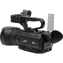 Load image into Gallery viewer, JVC GY-HM250 UHD 4K Streaming Camcorder W/ 64GB Memory Card, HDMI Cable, Case, LED Light, Cleaning Kit and More. Professional Bundle