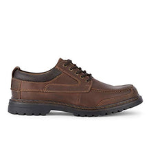 Load image into Gallery viewer, Dockers Mens Overton Leather Rugged Casual Oxford Shoe with Stain Defender - Wide Widths Available, Red Brown, 12 W