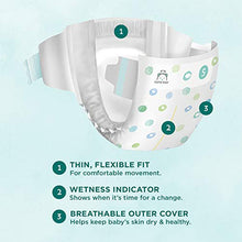 Load image into Gallery viewer, Amazon Brand - Mama Bear Gentle Touch Diapers, Hypoallergenic, Size 5, 132 Count (4 packs of 33)
