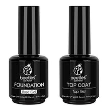 Load image into Gallery viewer, Beetles Gel Polish Nail Art Gel Liner Kit with 15ml Gel Base and Top Coat-6 Popular Black White Red Colors Gel Art Paint For Nails Thin Nail Art Brushes Gel Pens Soak OffGold Silver Glitters