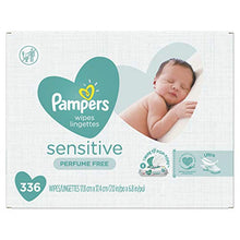 Load image into Gallery viewer, Pampers Choose Your Count, Sensitive Water Based Baby Diaper Wipes, Hypoallergenic and Unscented, (Packaging May Vary) White, 336 Count