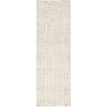 Load image into Gallery viewer, nuLOOM Hand Woven Chunky Natural Jute Farmhouse Runner Rug, 2' 6" x 8', Off-white