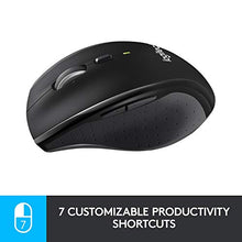 Load image into Gallery viewer, Logitech M705 Marathon Wireless Mouse, 2.4 GHz USB Unifying Receiver, 1000 DPI, 5-Programmable Buttons, 3-Year Battery, Compatible with PC, Mac, Laptop, Chromebook - Black