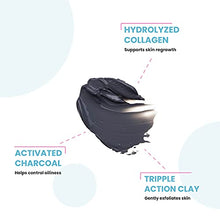 Load image into Gallery viewer, One Living Earth Collagen Facial Mask for Women - Collagen, Triple Action Clay & Charcoal - 6oz