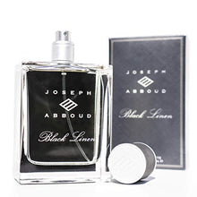 Load image into Gallery viewer, Joseph Abboud Black Linen - Cologne Fragrance Spray for Men - Grapefruit, Clary Sage and Haitian Vetiver - Daring and Intoxicating Scent - 3.4 oz 100 ml