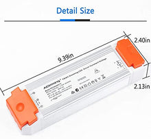 Load image into Gallery viewer, Led Driver 12v DC 60w quiet operation universal regulated 12v transformer dimmable Input/Output Isolation Protection led transformer dimmable for led light
