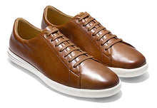 Load image into Gallery viewer, Cole Haan Men's Grand Crosscourt II Sneakers, Tan Leather Burnsh, 9