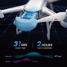 Load image into Gallery viewer, Potensic Dreamer Drone with Camera for Adults 4K 31Mins Flight, GPS Quadcopter with Brushless Motors, Auto Return, 5.8G WiFi FPV Transmission, Long Control Range Flycam, Easy for Beginner and Expert