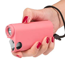 Load image into Gallery viewer, Guard Dog Self-Defense Kit w/Red Pepper Spray & Stun Gun w/Flashlight, up to 16 ft, 175 Lumens, Rechargeable Battery, Safety Switch, USB Charging Cord (Pink)