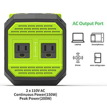 Load image into Gallery viewer, Aiper 150W Portable Power Station 167Wh 45000mAh Solar Generator Lithium Battery Backup Power supply with Dual 110V AC Outlet, 3 DC Ports, 2 USB Outputs for Home Emergency Camping Outdoors