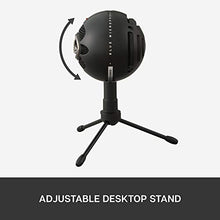 Load image into Gallery viewer, Blue Snowball iCE Plug 'n Play USB Microphone for Recording, Streaming, Podcasting, Gaming on PC and Mac, with Cardioid Condenser Capsule, Adjustable Desktop Stand and USB cable - Black