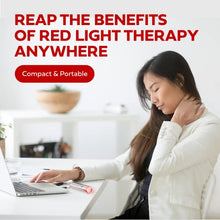 Load image into Gallery viewer, Exerscribe Red Light Therapy for Face and Body Use - RedTonic Handheld LED Infrared Light Device with 630nm, 660nm & 850nm Wavelengths