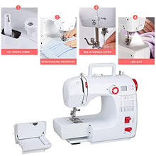 Load image into Gallery viewer, Mini Sewing Machine, Vogvigo Computerized Sewing Machine for Beginners, Embroidery Sewing Machine with 120 Stitching Programs, LCD Display, Electronic Sewing Machine
