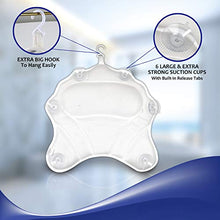 Load image into Gallery viewer, Luxury Bath Pillow Bathtub Pillow - Bath Tub Cushion for Head, Neck, Shoulder and Back Support, Hot Tub Head Rest Bath Accessories for Women & Men, Relaxation Spa Gifts Home and Travel