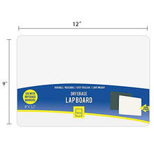 Load image into Gallery viewer, Dry Eraser Learning Board Wipe Off Lapboards, Reusable, Durable, Portable Whiteboard with Single Side - 9 X 12 Inches Small White Board for Students, Kids Drawing, Classroom (1 Pack)
