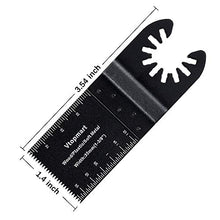 Load image into Gallery viewer, Vtopmart 50 Wood Oscillating Multitool Quick Release Saw Blades Compatible with Fein Multimaster Porter Cable Black & Decker Bosch Craftsman Ridgid Ryobi Makita Milwaukee Rockwell