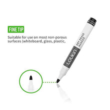 Load image into Gallery viewer, LOUKIN Whiteboard Writing Bundle | Magnetic Dry Erase Eraser (Gray) & Low-Odor Dry Erase Markers & Magnetic and Adhesive Marker Holder & Whiteboard Cleaner (3.4 oz)